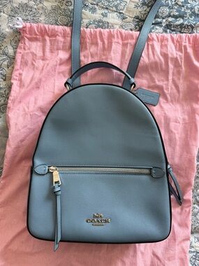 Coach Light Blue Jordyn Backpack
